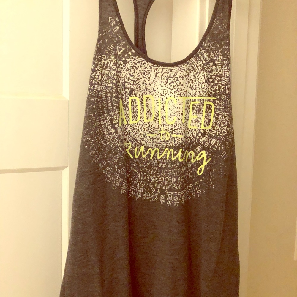 Razorback UNDER ARMOUR tank “addicted to running”